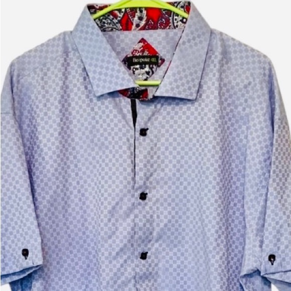 BESPOKE Men's Premium Short Sleeve Shirt NWOT - Sz 4XL - Picture 1 of 9
